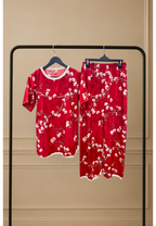 CHERRY BLOOM PRINTED SHIRT AND TROUSER