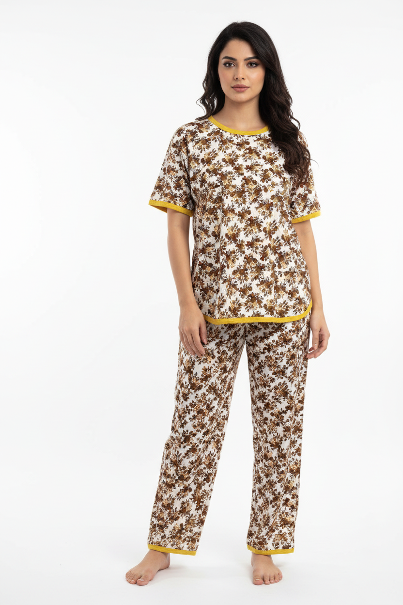 AUTUMN WHISPER PRINTED SHIRT AND TROUSER