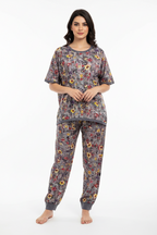 CHIC IN BLOOM PRINTED SHIRT AND TROUSER
