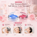 (Pack of 2) Hair Shampoo Brush Soft Silicone Scalp Massager