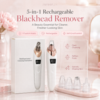 5in1 Rechargeable Blackhead Remover and Vacuum Suction Acne Pore Cleaner