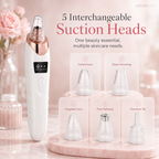 5in1 Rechargeable Blackhead Remover and Vacuum Suction Acne Pore Cleaner