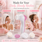 Face Cleaner Brush Wash and Facial Pore Cleaning Massage Machine with 11 in 1 Sonic Facial Cleansing Brushes