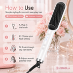 Electric Hair Comb Brush for Straightening and Curling