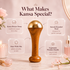 Premium Kansa Wand Massager for Face & Feet