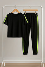 Green Black Gym Suit