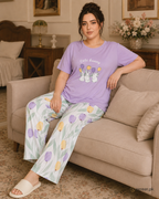 Cute Bunny Printed Night Suit