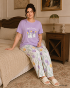 Cute Bunny Printed Night Suit