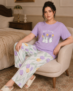 Cute Bunny Printed Night Suit