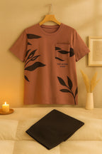 Pink Aura T-Shirt  With Pajama