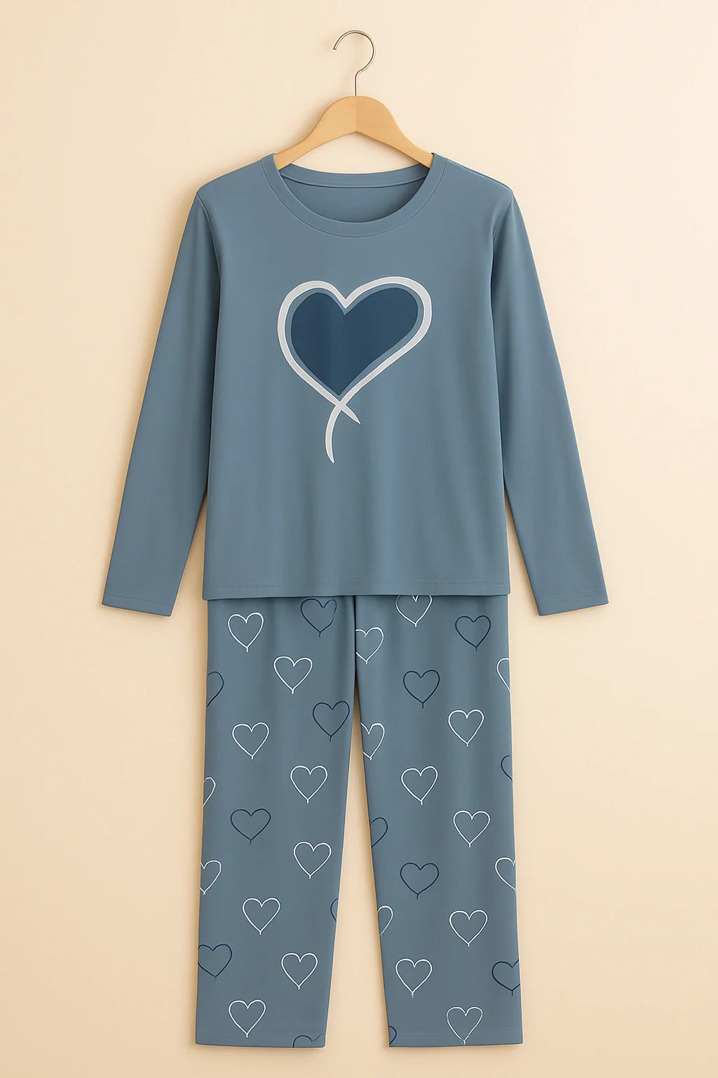 Ocean Heart T-Shirt With Pajama