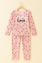 Pink Love T-shirt With Pajama