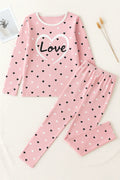 Pink Love T-shirt With Pajama