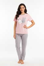 Pink Rabbit T-Shirt With Pajama