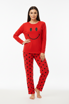 Red Smile T-Shirt With Pajama