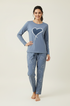 Ocean Heart T-Shirt With Pajama