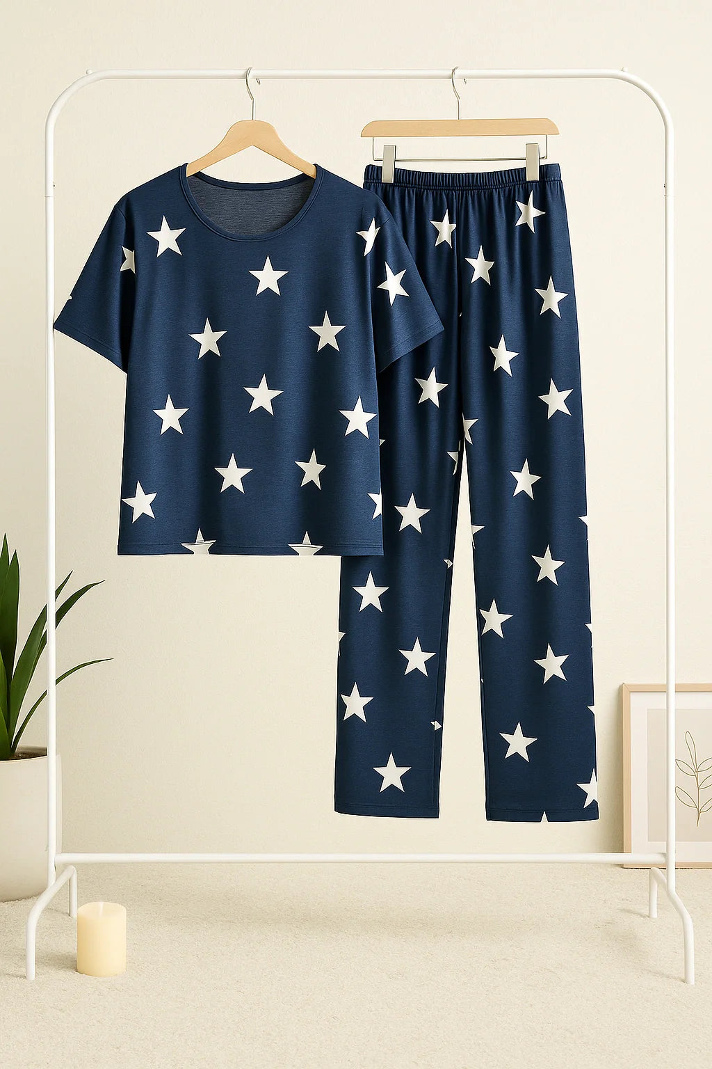 Blue Midnight Starts T-Shirt With Pajama