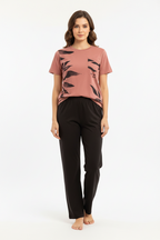 Pink Aura T-Shirt  With Pajama