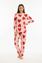 Pink Dilbar T-Shirt With Pajama