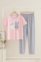 Pink Rabbit T-Shirt With Pajama