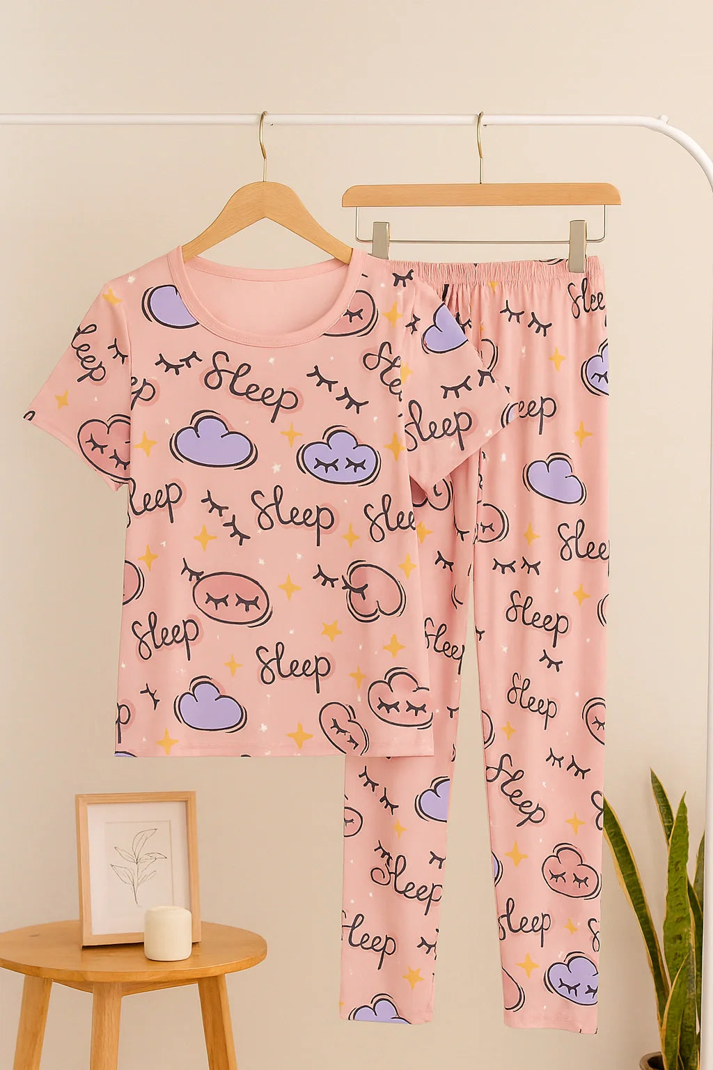 Cloud Sleep T-Shirt With Pajama