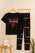 Love Forever T-Shirt With Pajama