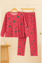Pink Dreamy Hearts T-Shirt With Pajama