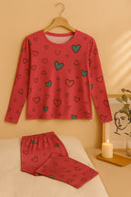 Pink Dreamy Hearts T-Shirt With Pajama