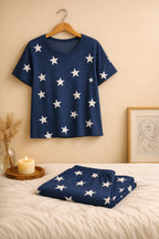 Blue Midnight Starts T-Shirt With Pajama