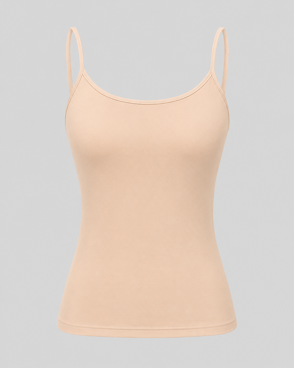 Pack of 3 Camisole Tops with Narrow Shoulder straps in Soft Cotton