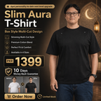 Slim Aura Box T-Shirt for Smart Look
