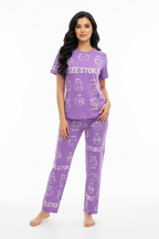 Purple Dream Story T-Shirt With Pajama