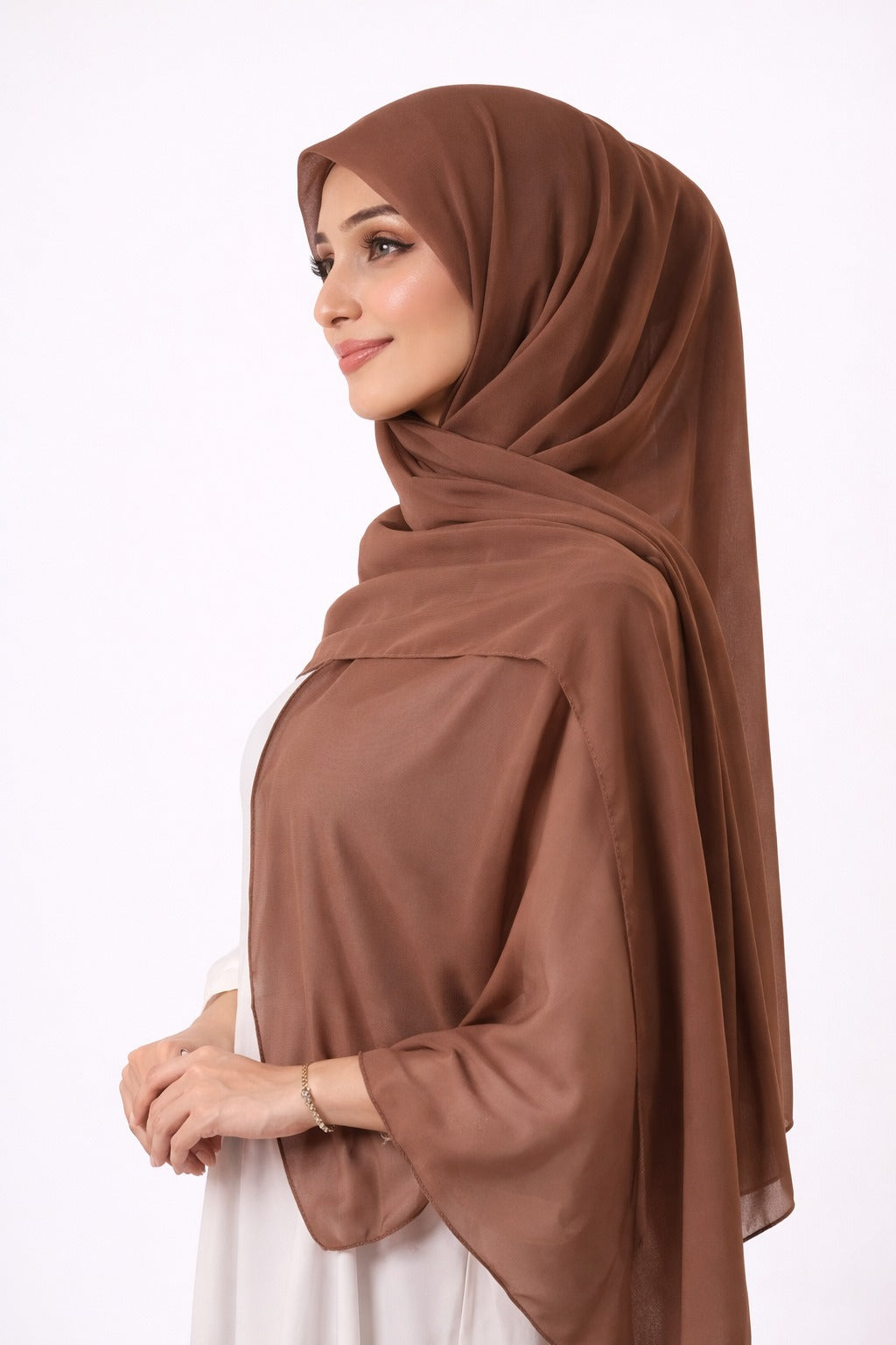 Sable— Instant Chiffon Hijab with Built-in Magnets