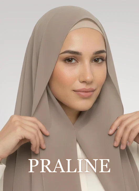 Paraline-Instant Chiffon Hijab with Built-in Magnets