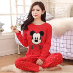 Red Micky T-Shirt With Pajama