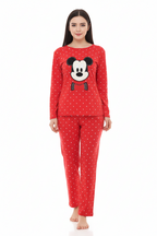 Red Micky T-Shirt With Pajama