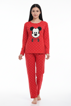Red Micky T-Shirt With Pajama