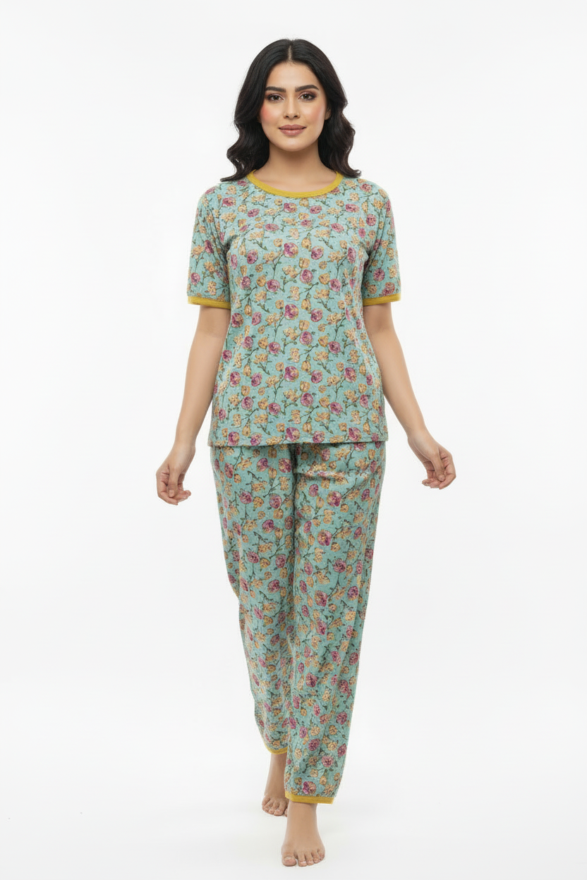 FLORATWINS PRINTED SHIRT AND TROUSER