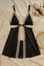 BLUSHING BRIDE NIGHTY 2 PIECES