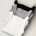 Pack of 3 Sando Vests in Soft Cotton Ribbed