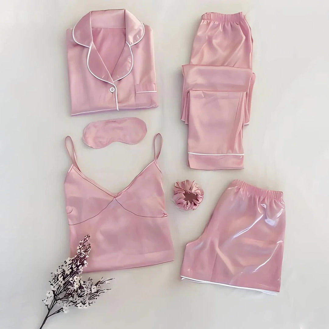 6 IN 1 SILK NIGHTY SET