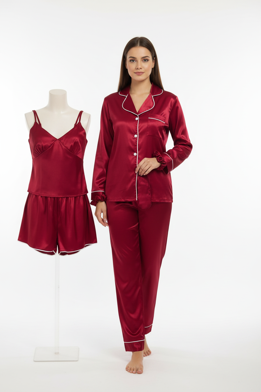 6 IN 1 SILK NIGHTY SET