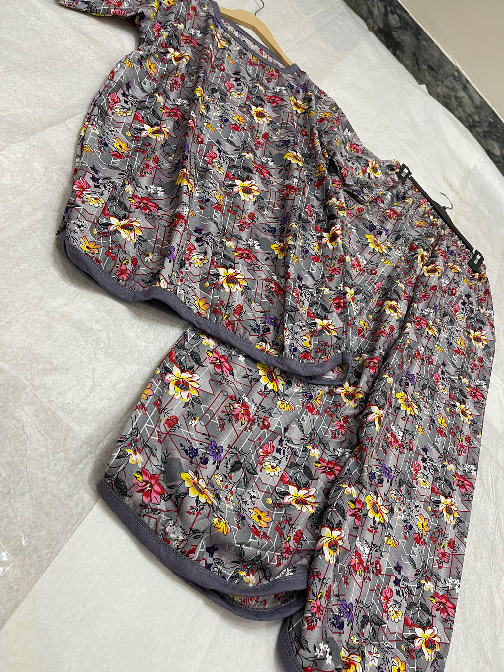 CHIC IN BLOOM PRINTED SHIRT AND TROUSER