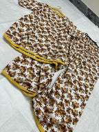 AUTUMN WHISPER PRINTED SHIRT AND TROUSER