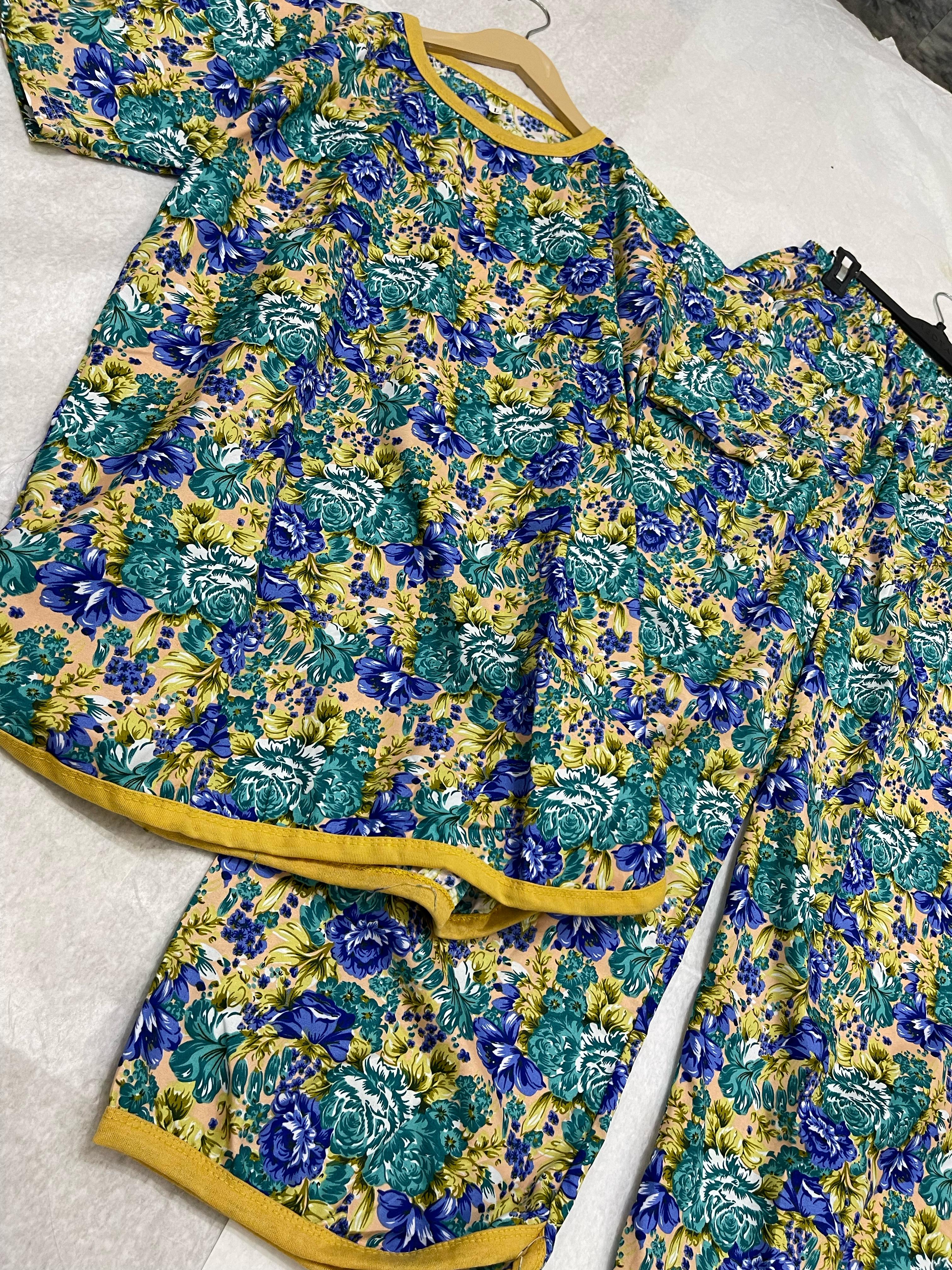 DREAMY FLORAL ESCAPE PRINTED SHIRT AND TROUSER