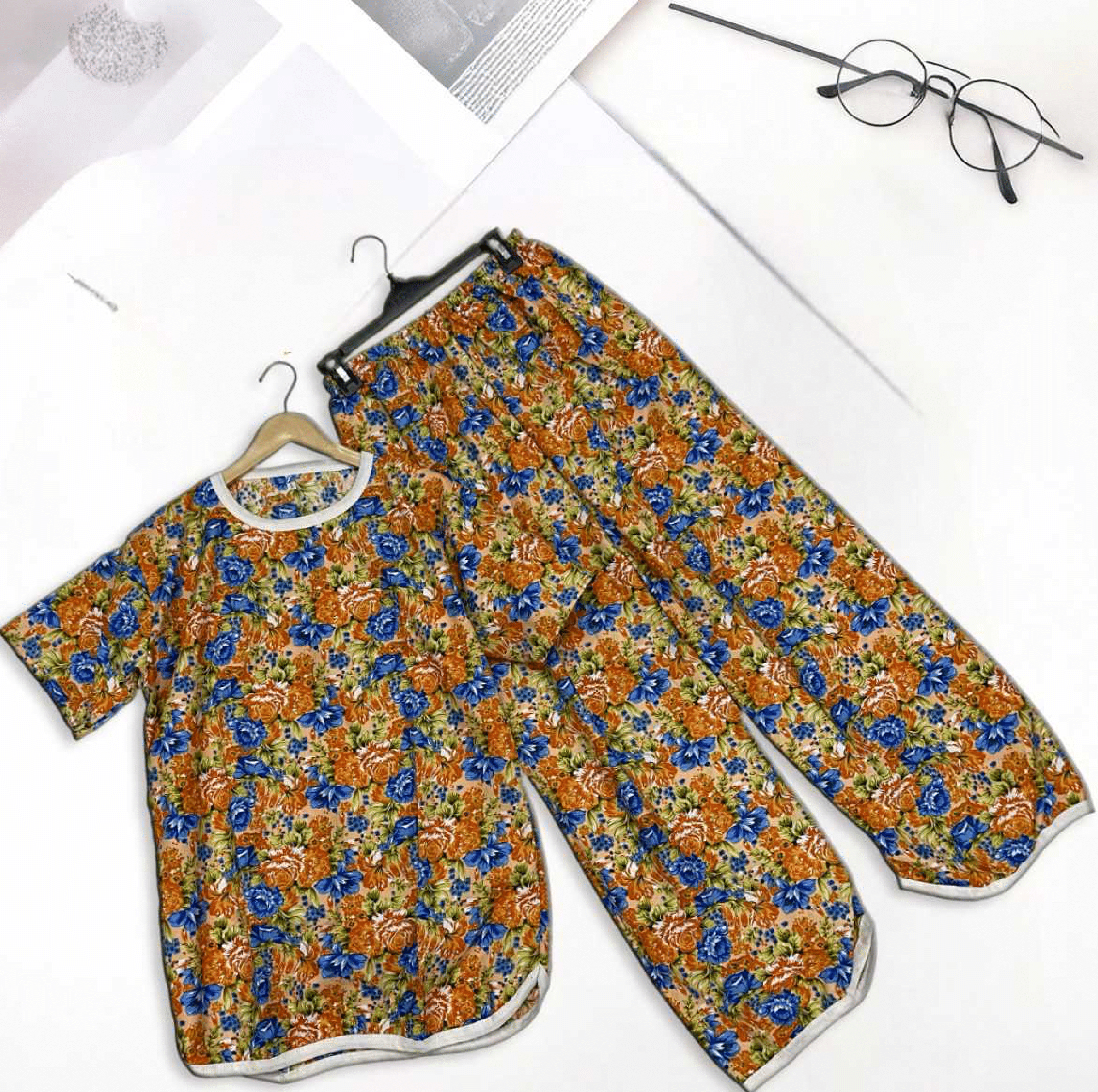 FLORA FIESTA PRINTED SHIRT AND TROUSER