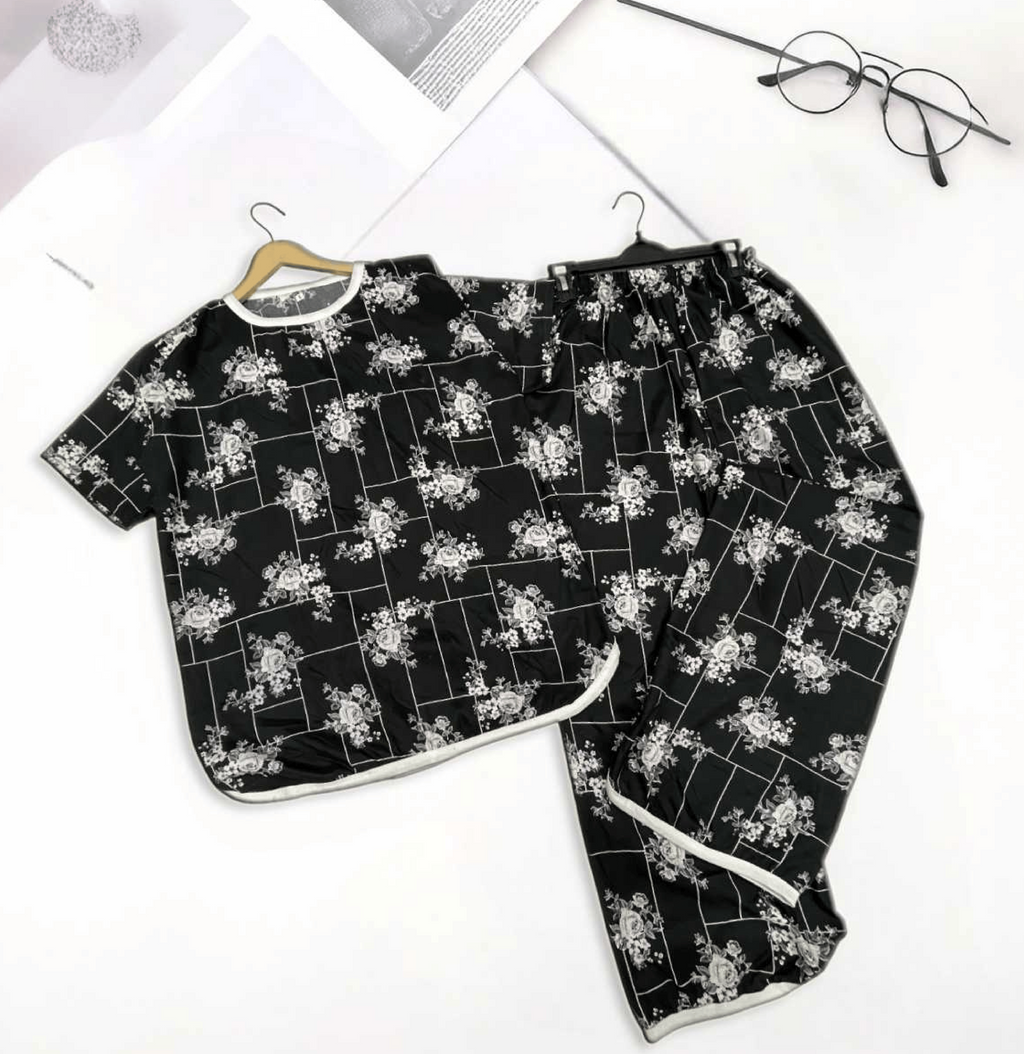 MOONLIT GARDEN  PRINTED SHIRT AND TROUSER