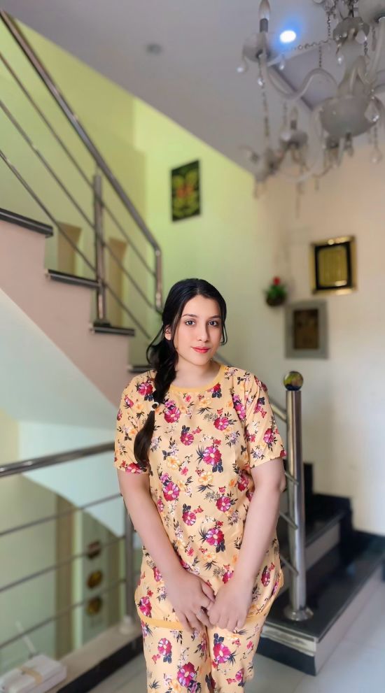 GOLDEN BLOOM PRINTED SHIRT AND TROUSER