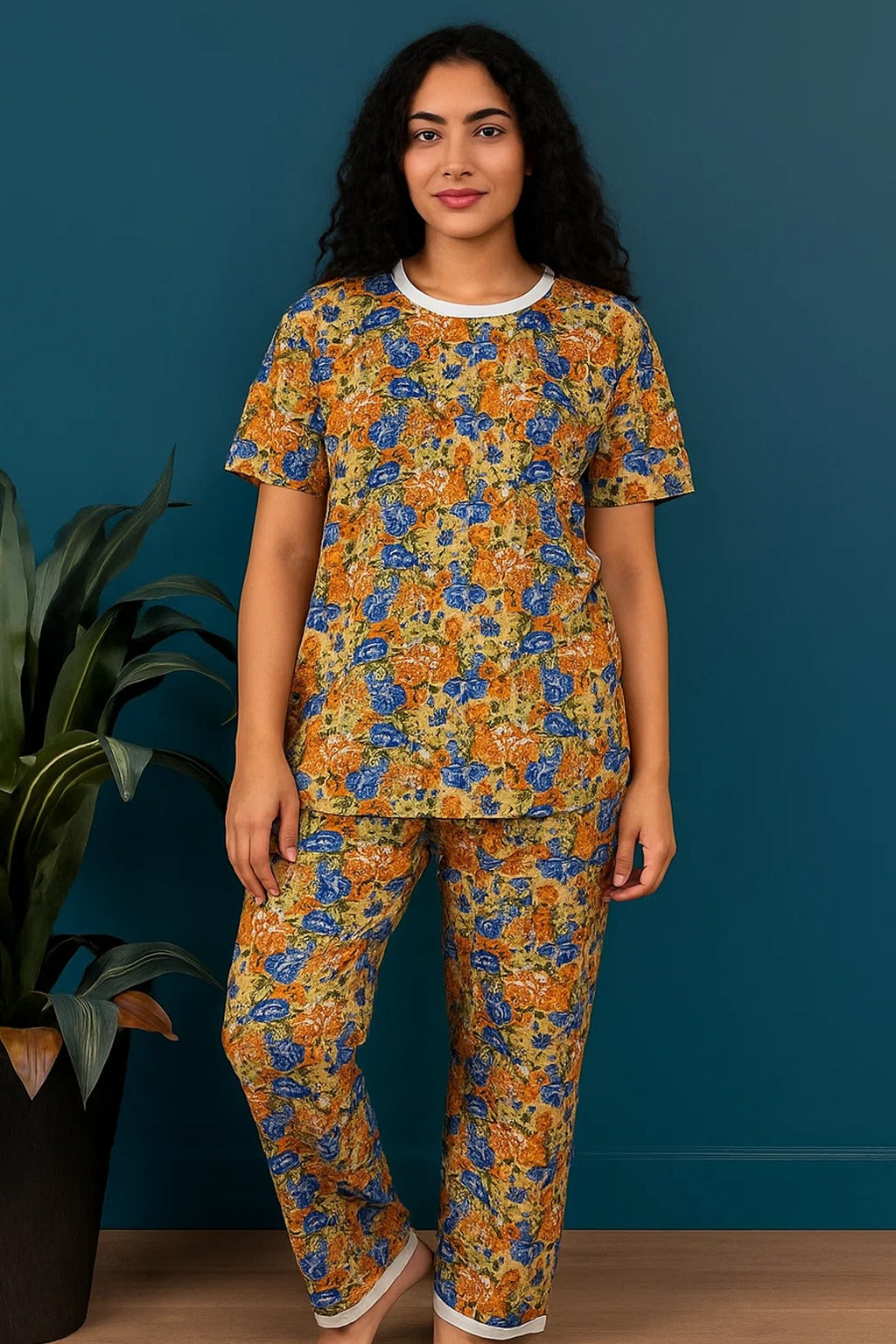FLORA FIESTA PRINTED SHIRT AND TROUSER