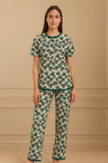 JASMINE BREEZE PRINTED SHIRT AND TROUSER